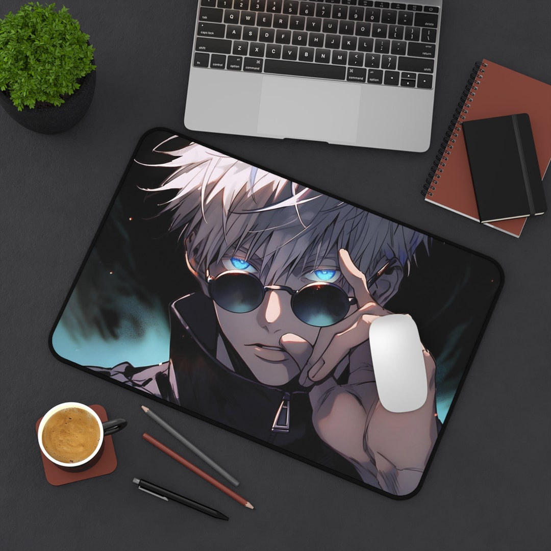 Gojo Satoru Mouse Pad Large Anime Mouse Pads Computer Mat Etsy