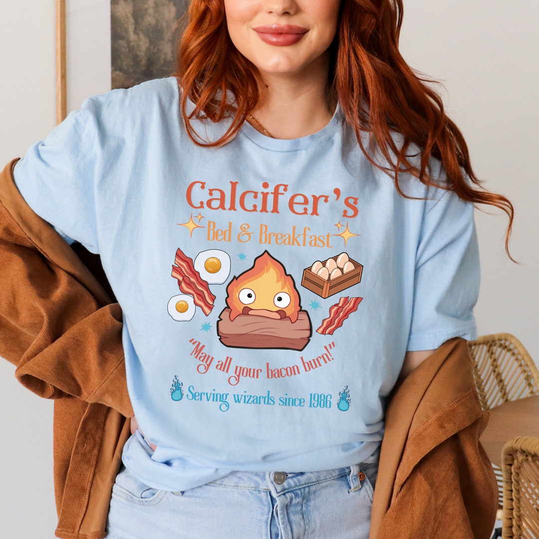 LLYYOO Calcifer's Bed & Breakfast Tragetasche | Anime Design, 32x21 Cm | Make-up-Tasche & Kulturbeutel