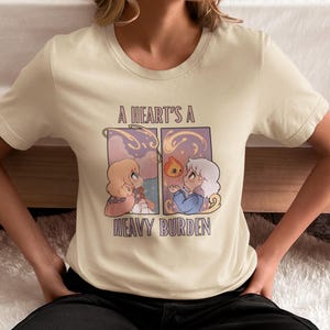 Howl and Sophie 'A Heart's A Heavy Burden' Unisex Jersey Short Sleeve Tee