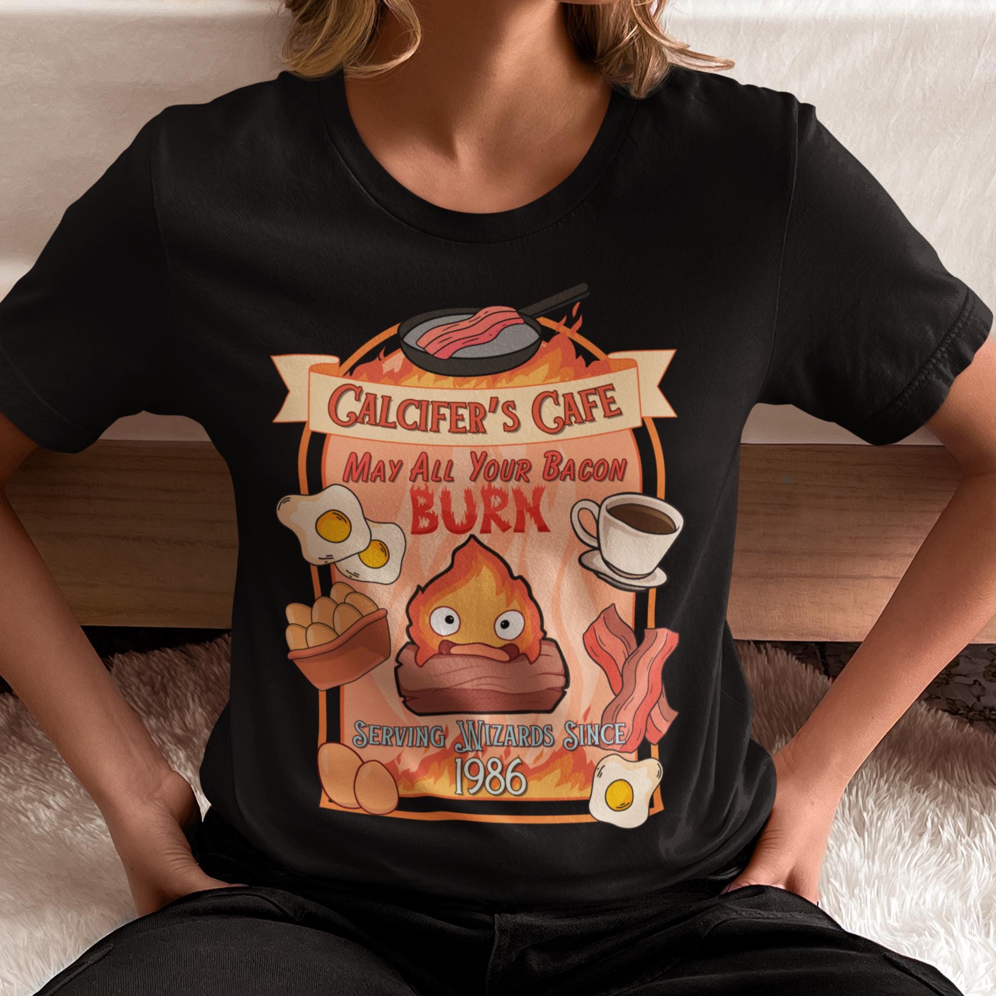 Calcifer's Cafe Unisex Jersey Short Sleeve Tee | Howl's Castle Inspired T Shirts