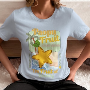 Camiseta de manga curta unissex Paopu Fruit | Camisetas inspiradas em Kingdom Hearts
