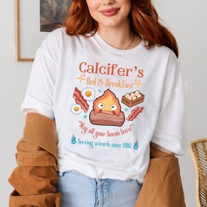 LLYYOO Calcifer's Bed & Breakfast Tragetasche | Anime Design, 32x21 Cm | Make-up-Tasche & Kulturbeutel