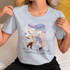 Elf Mage Frieren and Himmel T Shirt