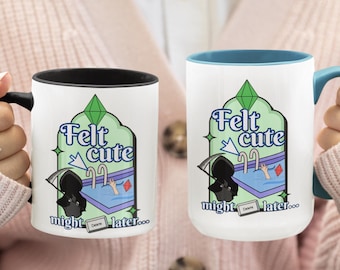 The Sims Inspired Funny Grim Reaper Accent Coffee Mug (11, 15oz)