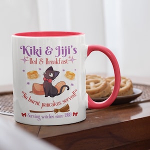 Kiki’s Delivery Service Inspired Jiji’s Bed and Breakfast Coffee Mug, 11oz