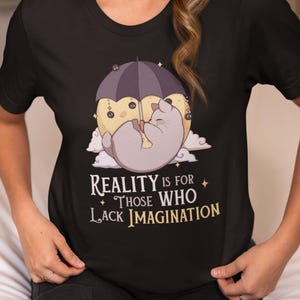 Totoro Umbrella Quote Unisex Jersey Short Sleeve Tee | Totoro Inspired T Shirt