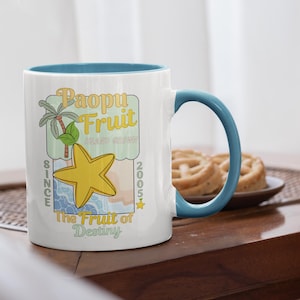 Paopu Fruit Accent Coffee Mug (11, 15oz) | Kingdom Hearts Destiny Island Inspired Mug