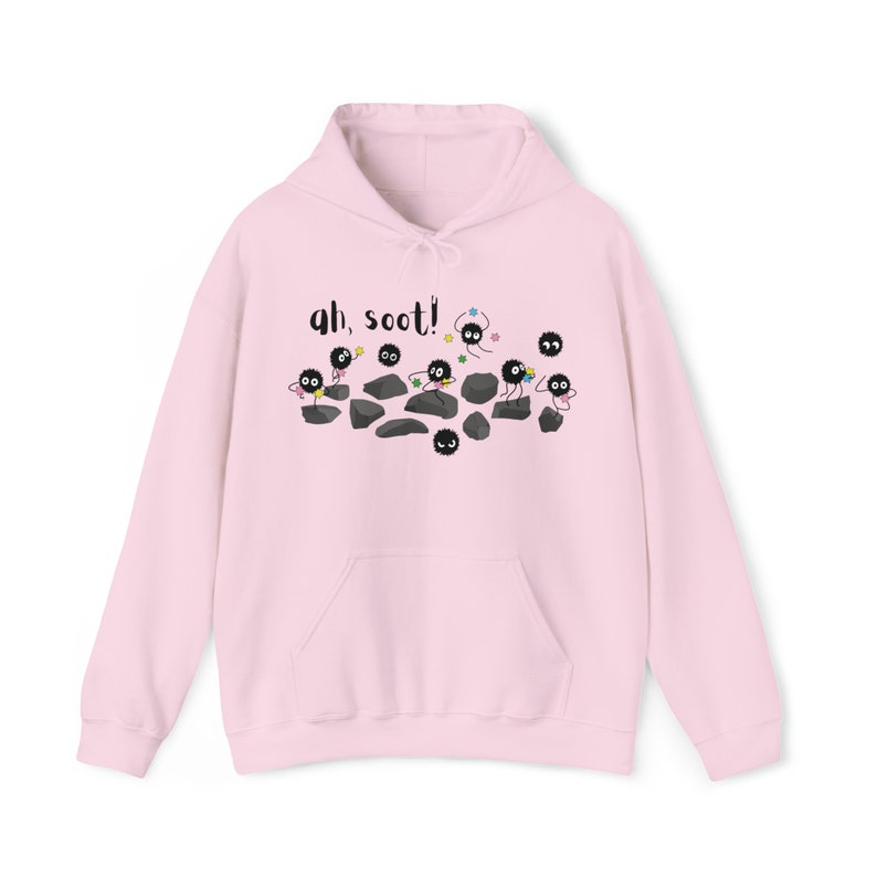Bluza z kapturem unisex Soot Sprites „Ah Soot”, bluza z kapturem inspirowana filmem „Spirited Away”, bluza z kapturem inspirowana filmem „Studio Ghibli” zdjęcie 6