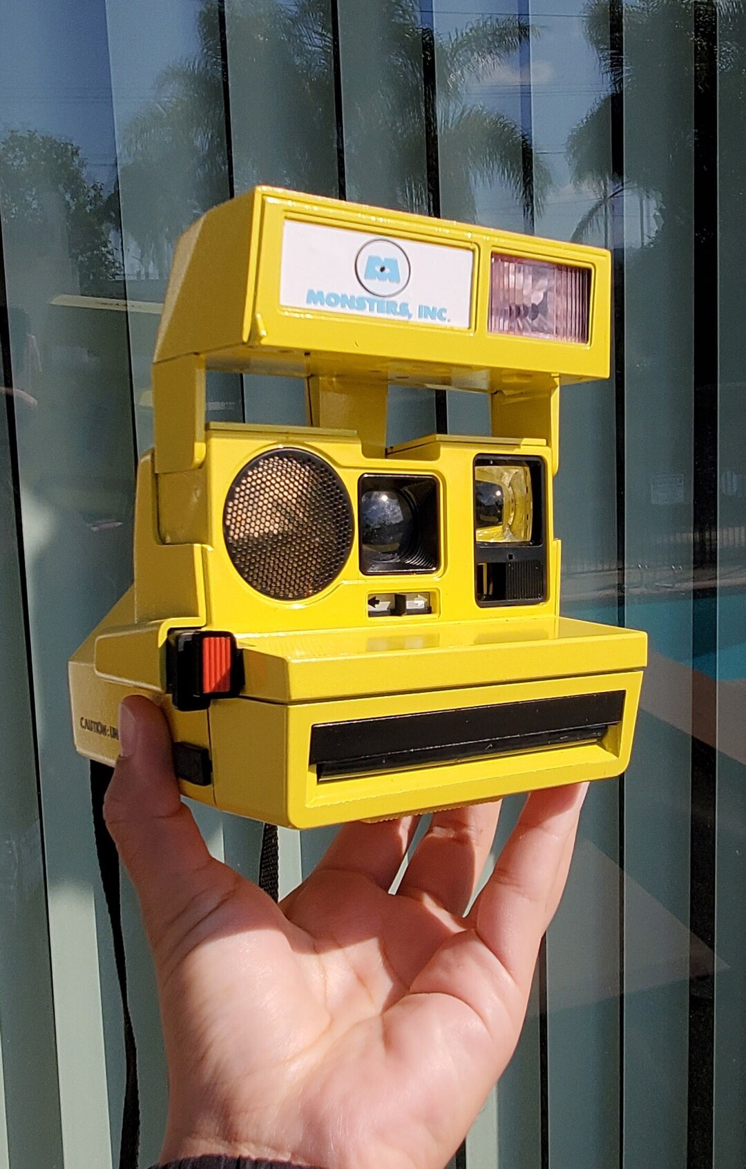 Monsters Inc. Scream Can Polaroid Camera Etsy