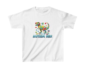 Kids Heavy Cotton™ Tee: Autism Rex
