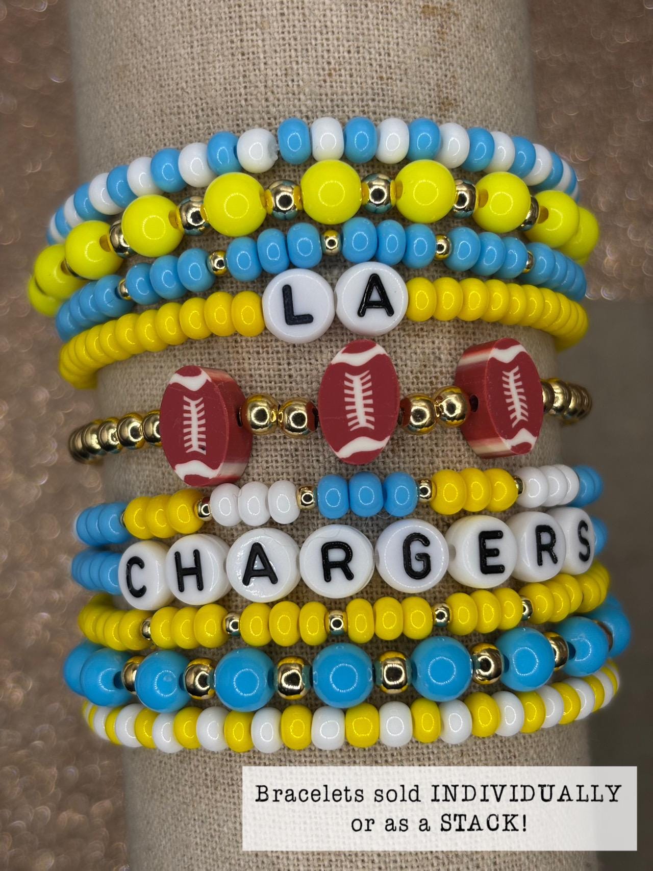 Los Angeles Chargers Chargers Bracelet Los Angeles Football