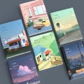 2025 Refreshing Planner with PVC Cover - Weekly & Monthly - 6 Colors | 2025 Weekly Diary Monthly Planner Bookmark | Indie Studio ICONIC product logo
