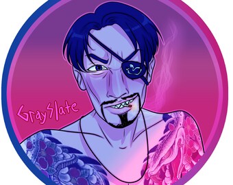 Majima Bi Pride Pin