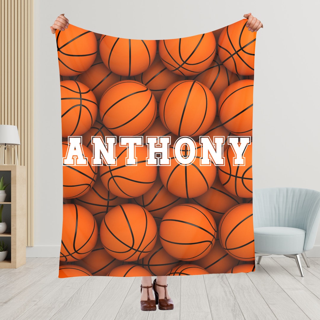 Cool Personalised Sports Throw Blanket, Your Text Fleece Blanket