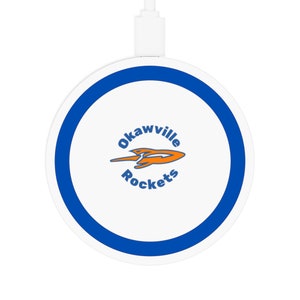 Okawville Rockets w/Rocket - Quake Wireless Charging Pad - Multi Color