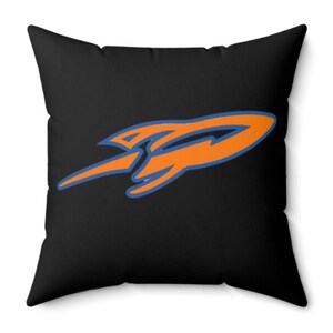 Rocket - Spun Polyester Square Pillow - Multi Color/Sizes