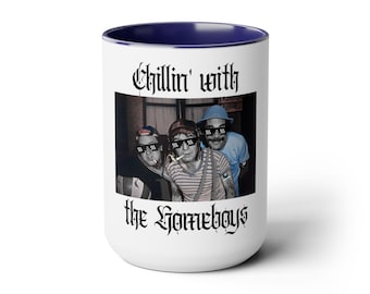 Chillin' with the Homeboys: El Chavo, Don Ramón & Quico - Coffee Mug 15oz