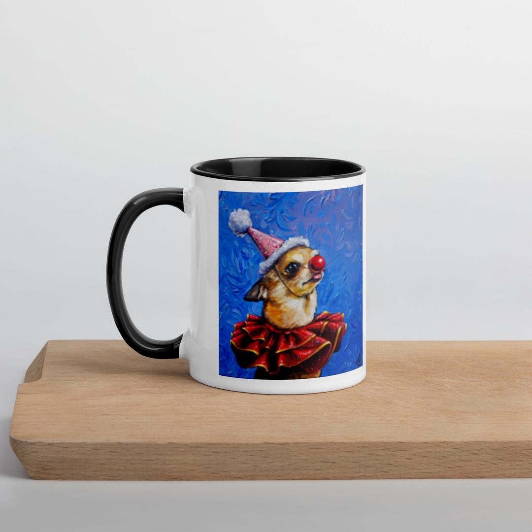 Chihuahua Clown Mug Etsy