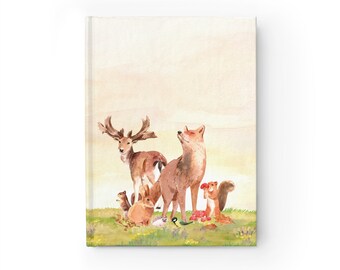 Animal Friends Watercolor Journal - Blank