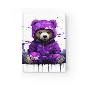 Journal d&#39;ours à capuche violet - Vierge