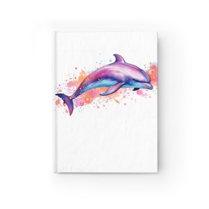 Purple Dolphin Journal - Blank