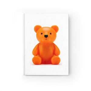 Orange Toy Bear Journal - Blank