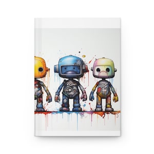 Robots Hardcover Journal Matte