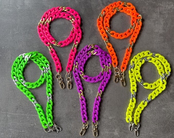 Colorful Neon Cell Phone Chains | ID Chain - Stylish and Functional