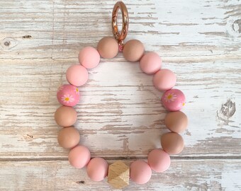 Spring Blossom Magic Keyring Pink