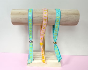 Ibiza Style Hakuna Matata***SUNSHINE***VITAMIN SEA - Festival-Chic Bracelet Collection - Jewelry band with text in various colors