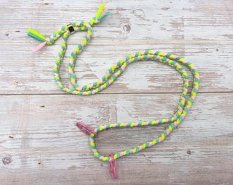 mobile phone chain l key chain l braided l adjustable length