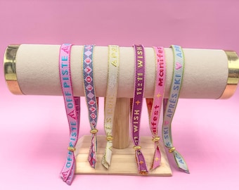 New collection *** APRES SKIN *** - Festival-Chic bracelet collection - Jewelry band with text in different colors