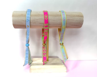 Good Vibes***Festival-Chic bracelet collection - jewelry band with patterns and statements in various colors