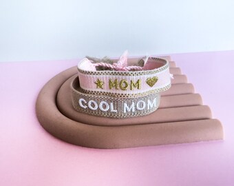 SPECIAL EDITION for ***MOTHER'S DAY*** woven statement bracelets with statements suitable for Mother's Day