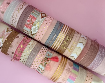 Colorful hairbands | can be used as a bracelet | set of 3