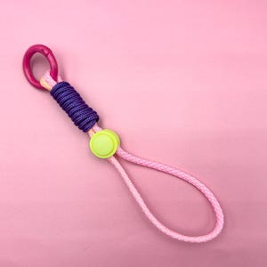Cord Keychain Paracord Pink Purple Pink