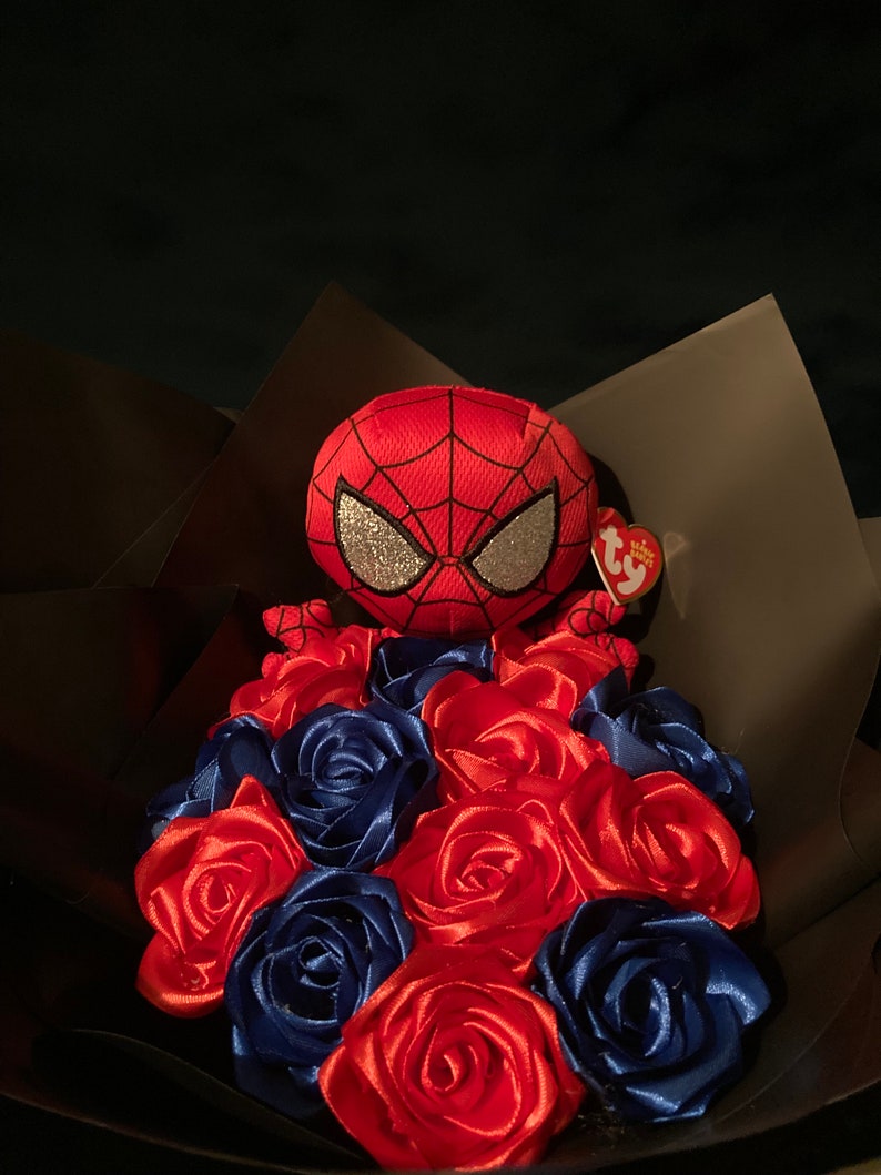 Spiderman Eternal Bouquet Etsy