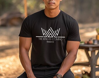 王が来るTシャツ、クリスチャンアパレル、黙示録22章12節