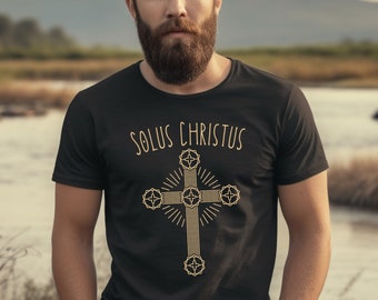 Solus Christus T-Shirt: Reformed Christian Tee