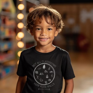 Not All Classrooms Have 4 Walls, Toddler t-shirt, Homeschool kid, Homeschooler, Explore the World, Find your passion