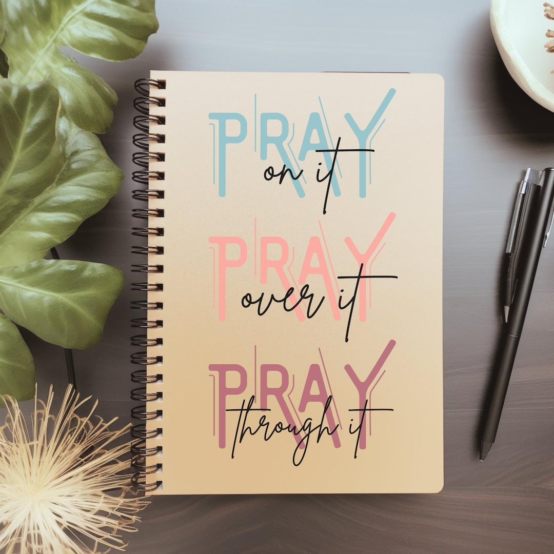 Prayer Journal: Christian Bible Study Notebook - Etsy