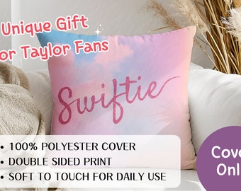 Nom personnalisé Taylor Fans Cover prénom personnalisé cadeau pour sa femme petite amie adolescente Meilleur ami Swiftie Lover Album Eras Tour Taie d'oreiller