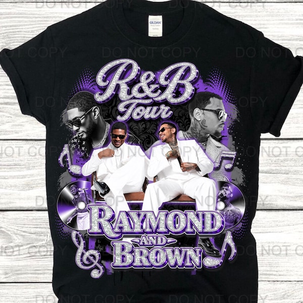 R&B Tour (Usher Raymond/Chris Brown) Paars
