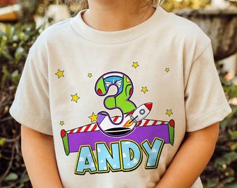 Buzz Lightyear Shirt | Personalized Toy Story Shirt | Toy Story Birthday Shirt | Disneyland Birthday Girl | Infinity and beyond Birthday