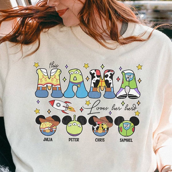 Personalized Toy Story Mama Loves Her Herd Shirt | Custom Toy Story Mama Shirt | Disneyland Mama Shirt | Toy Story Shirt