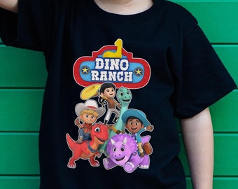 Dino Ranch Family Matching Shirt | Dino Ranch Character Shirt | Dino and Friends Birthday Family Matching Shirt | Dinosaur Birthday Shirt