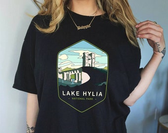 Legend of Zelda National Park Shirt | Legend of Zelda Lake Hylia Shirt | Breath Of The Wild Location Shirt