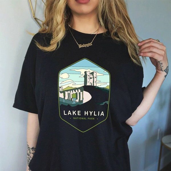 Legend of Zelda National Park Shirt | Legend of Zelda Lake Hylia Shirt | Breath Of The Wild Location Shirt
