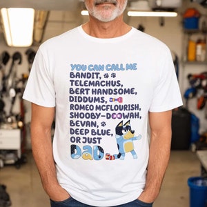 Bluey Bandit Dad Shirt Bluey Dad Shirt Bluey Bingo Family Shirt