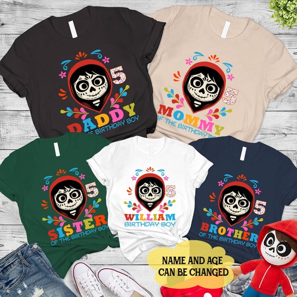 Coco Birthday Shirt, Coco Family Birthday Shirt, Personalized Encanto Birthday, Coco Matching Birthday Family Shirts, Coco Birthday Gift